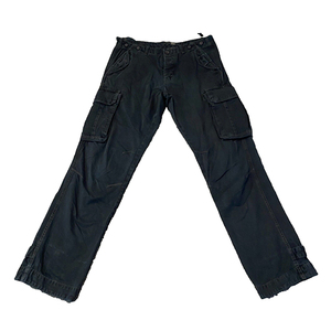 Manufacture Custom Men Trendy Streetwear Vintage <b>Trousers</b> Casual Loose Patchwork Cargo Washed <b>Denim</b> <b>Trousers</b> - Product Image 3