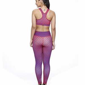 Conjuntos de Yoga de poliéster Spandex para mujer Ropa de fitness de gimnasio activo para adultos para deportes y entrenamiento Diseñado para niñas - Product Image 6