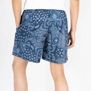 Shorts pour hommes entièrement personnalisables, design unique, imprimé par sublimation, toile polyester/coton, style streetwear, taille mi-haute élastique - Product Image 6