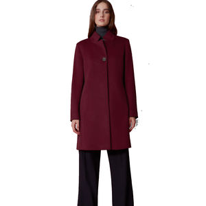 Women Long Vintage Trench Coat Wholesale | Custom OEM Ladies <b>Belted</b> 100% Wool Fashion Trench Coat Autumn Winter Outerwear - Product Image 2