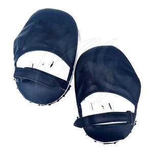 Manoplas de boxeo de cuero y PVC de 8oz y 12oz, punzón de gimnasio y artes marciales MMA, almohadilla de enfoque, objetivo de entrenamiento de ejercicio para punzones - Product Image 3
