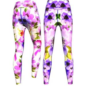 <b>Women's</b> Yoga Leggings-Spandex/Polyester Material Solid <b>Pattern</b> Drawstring Closure High Waist Seamless & Breathable - Product Image 1