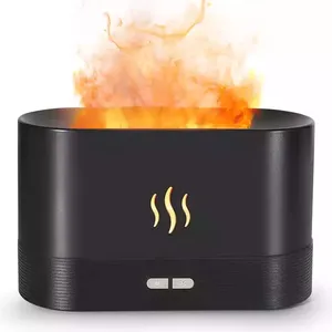 Nouveau diffuseur d'arôme de flamme de Simulation 180ML, humidificateur de brume, Air de bureau, aromathérapie, parfum, huiles essentielles, Led Fire