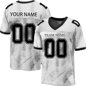 Camiseta de fútbol americano transpirable personalizada al por mayor, nuevo diseño, camiseta de fútbol americano de secado rápido de alta calidad - Product Image 1