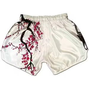 Short de boxe imprimé Ufc avec logo personnalisé Short Ufc à sublimation personnalisée 100% polyester Arts martiaux porter avec motifs personnalisés - Product Image 5