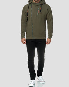 Venta al por mayor personalizado invierno cremallera sudaderas con capucha sublimación Hip Hop hombres mujeres alta calidad de moda Casual al aire libre de algodón - Product Image 1