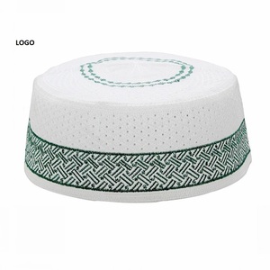 Casquettes de prière chapeaux prière musulmane kufi casquette tricot hommes musulman couleurs vêtements quotidiens hommes religion musulmane chapeau de prière - Product Image 3