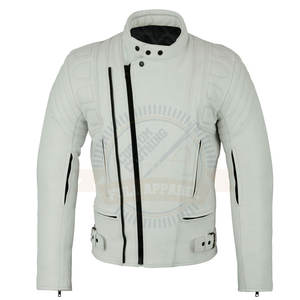 Chaqueta personalizada de cuero de invierno para hombre, resistente al viento, impermeable, de secado rápido, transpirable, informal, para motocicleta, carreras de coches, logotipo personalizado - Product Image 1