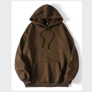 Sudadera con capucha EcoSmart para hombre Hanes, sudadera de lana de peso medio, sudaderas y sudaderas con capucha de lana marrón para hombre - Product Image 1