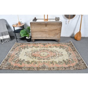 พรมขนสัตว์สังเคราะห์ทรงสี่เหลี่ยมผืนผ้า ขนาด 38 x 68 ฟุต สไตล์วินเทจ สำหรับห้องรับประทานอาหาร เป็นมิตรกับสิ่งแวดล้อม ขนปานกลาง สีส้มเบจ ชุดพรมปูพื้นขนาดใหญ่ - Product Image 1