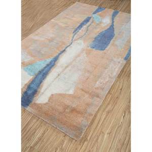 พรมทอมือสีเบจและสีน้ำตาล Tesoro รุ่น Shwl-09 ขนาดใหญ่ ลายโบโฮแบบนามธรรม สำหรับตกแต่งบ้าน ทางเข้าห้องนอน หรือโถงทางเดิน - Product Image 2