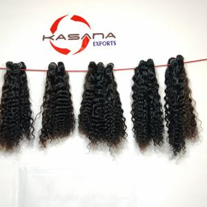 Extensiones de cabello humano de trama doble alineada con cutícula india de Color Natural 100%, paquete sin procesar al por mayor de máquina de tejer - Product Image 6