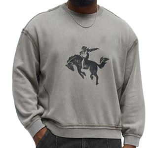 Sudadera de Felpa 100% Algodón de Buena Calidad para Hombre, Corte Holgado y Relajado, Manga Larga, Estilo Casual Urbano, Proveedor OEM ODM - Product Image 5