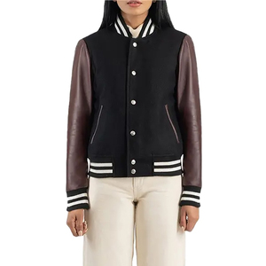 Ladies Crop Bomber <b>Jacket</b> Women Plus Embroidery Varsity <b>Jacket</b> <b>Fleece</b> Uniform for Women in 2026 - Product Image 6