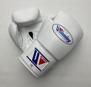 Gants en cuir véritable dorés à lacets personnalisables pour la boxe Kickboxing Winning Pro Gear pour l'entraînement des arts martiaux - Product Image 2