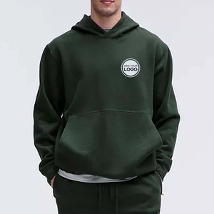 <b>Pullover</b> School Hoodies Custom Logo Screen Printing Wholesale Poly Cotton Blend Team Sweatshirts - Product Image 2