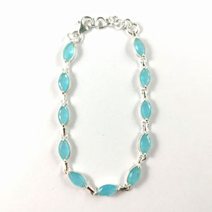 สร้อยข้อมือคริสตัล Aqua Chalcedony (8.5กรัม) - Product Image 1