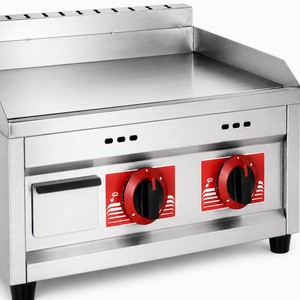 Commercial Gas Flat Top Griddle 9.4kW Countertop for Restaurant Equipment Dealer Wholesale Export - Product Image 1