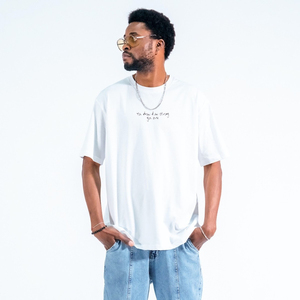 เสื้อยืดผ้าฝ้ายพิมพ์ลายไซส์ใหญ่พิเศษสำหรับผู้ชายเสื้อยืดผ้าฝ้ายสะพายไหล่250GSM ใหญ่พิเศษออกแบบได้ตามต้องการ - Product Image 5