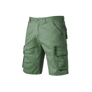 Short Cargo de Style Décontracté pour Homme 100% Coton Motif Solide Respirant Meilleur Matériau Personnalisable Logo Design Couleur Unie Non Tissé - Product Image 1