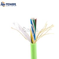 Kevlar Strength CAT6 y 8 cables eléctricos de núcleo Cable híbrido subacuático para transmisión de potencia y señal