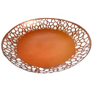 Ustensiles de cuisine de meilleure qualité, plat en métal et fer couleur or brillant, plateau pour servir des aliments, vaisselle faite à la main en vrac - Product Image 1