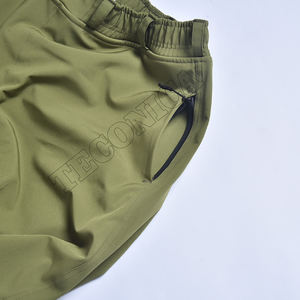 Pantalon de ski professionnel OEM 2025 vert olive isolé avec passants de ceinture, fermetures éclair ventilées et guêtres de neige - Product Image 4