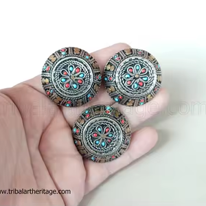 Bagues tribales en argent allemand Kuchi Bijoux ajustables pour le style de tous les jours - Product Image 2