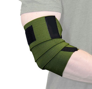 Coderas de Algodón de Alto Rendimiento, Soporte Ajustable para Articulaciones, Transpirable, Alivio del Dolor, Ligero, Unisex, para Levantamiento de Pesas - Product Image 1