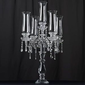 crystal glass <b>candle</b> <b>holder</b> home decor metal <b>holder</b> wedding decoration <b>candle</b> <b>holder</b> With New Handmade Glass Accessories - Product Image 2