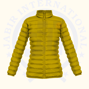 Winter Products Veste matelassée épaisse et ample unisexe pour hommes et femmes Impression de logo personnalisée - Product Image 2