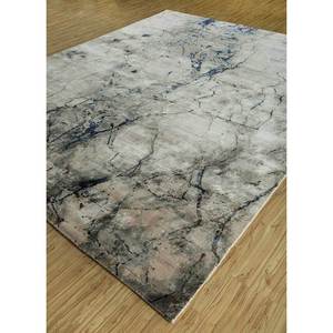 Tapis en soie de bambou noué à la main Entropy Ivory AIBS-5002, motif abstrait en viscose pour la maison, rectangulaire 4m pour couloir et salon - Product Image 2