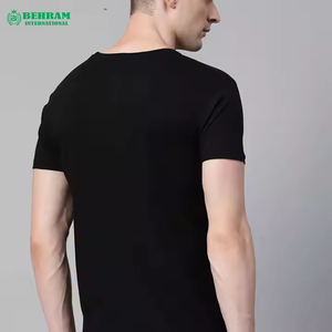 T-shirts pour hommes personnalisés, en coton lourd 100%, coupe ample, manches courtes, impression numérique, séchage rapide, respectueux de l'environnement, t-shirt de yoga - Product Image 1