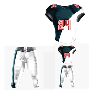 Uniforme de Fútbol Americano para Hombre de Primera Calidad, Secado Rápido, Transpirable, Colores Personalizados, Diseño 100% Poliéster, Tallas Grandes - Product Image 3