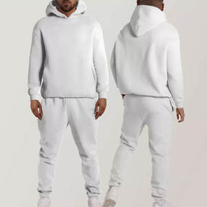 ชุดวอร์ม2ชิ้นสำหรับผู้ชายชุดวิ่งชุดวอร์ม Pullover450GSM แบบลำลองสำหรับนักกีฬา - Product Image 2