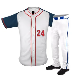 Nuevo Uniforme de Béisbol Personalizable, Transpirable, de Alta Calidad y Tallas Grandes para Equipos Deportivos con Diseños Personalizados - Product Image 4