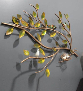 การตกแต่งด้วยรังนกบนต้นไม้ในร่มกลางแจ้งที่แขวนติดผนังในโรงแรมร้านอาหารบ้านห้องนั่งเล่นห้องนอนศิลปะการตกแต่ง - Product Image 1