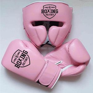Ensemble de gants MMA en cuir de vachette de haute qualité avec logo personnalisé, professionnel, y compris les protège-tête et l'aine, vente en gros - Product Image 5