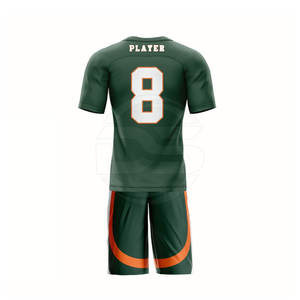 ชุดกีฬาฟุตบอลธงระบายอากาศขนาดพลัสไซส์ชุดอเมริกันฟุตบอลสีพื้น - Product Image 6