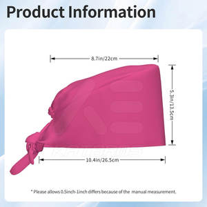 Gorro Quirúrgico de Algodón 100% Ligero de Primera Calidad, Nuevo Diseño 2025, Uso Hospitalario, Precio Bajo al por Mayor - Product Image 6