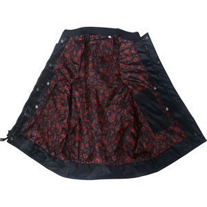 Chaleco de Cuero Vacuno Genuino Negro con Bolsillos Ocultos para Portar Armas, Estilo Vintage Transpirable, Ropa Exterior de Otoño, Servicio OEM - Product Image 2