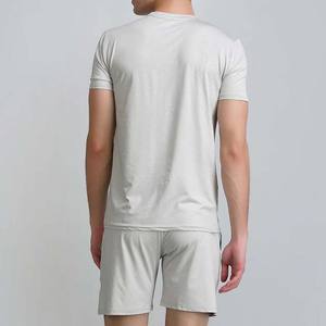 Ensemble décontracté d'été pour homme : T-shirt et short en maille respirante, séchage rapide, coton personnalisé - Product Image 3
