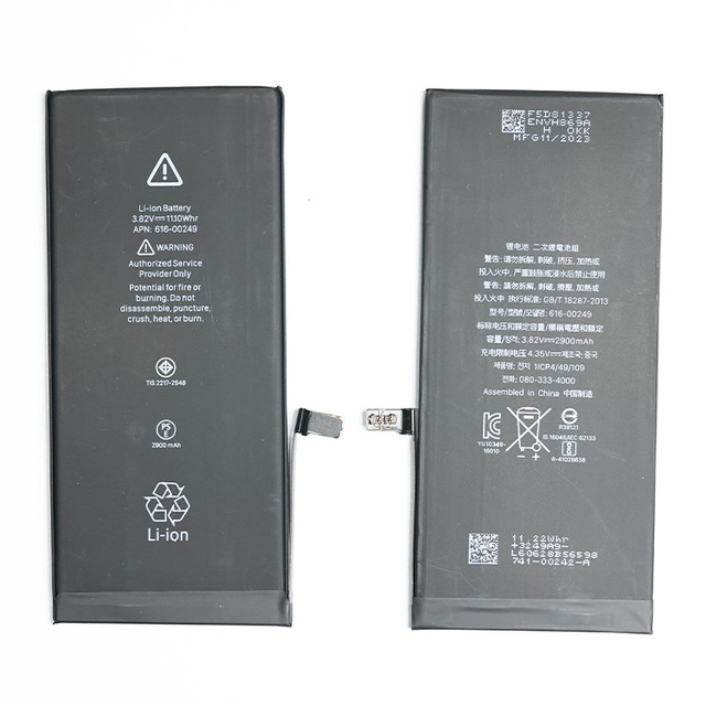 High Quality Battery for Apple Mobile Phones 6/7/8/X/XS/XR/11/12/13/14pro/15pro Max/16PRO MAX Full Range Wholesale for Laptops