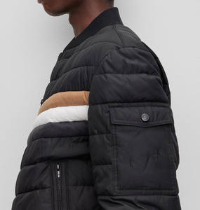 Chaqueta de Hombre con Cuello Alto, Abrigada, Nueva, al Mejor Precio al por Mayor, Chaqueta Acolchada Brillante para Hombre - Product Image 3