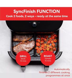 Nueva Freidora de Aire Digital Inteligente con Pantalla Táctil de 9L y 1800W, Freidora Eléctrica Visible de Acero Inoxidable, Freidora de Aire Caliente en Oferta - Product Image 3