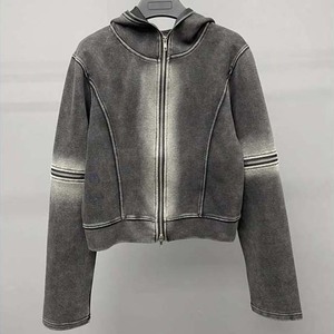 Wholesale <b>Men's</b> <b>Clothing</b> Breathable Acid Wash Hoodies High Quality Custom Design Pullover 100% Cotton Hoodies Basics - Product Image 5