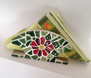 Porte-serviettes en nacre, accessoire de table élégant, parfait pour la salle à manger et l'usage quotidien, vente en gros en provenance d'Inde - Product Image 2