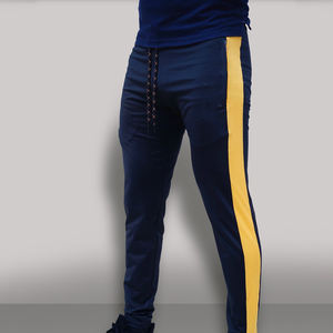 Jogging Slim Fit à séchage rapide personnalisé pour hommes, vêtements de sport teints en tissu anti-rides, pantalons décontractés pour les activités de plein air - Product Image 1