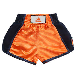 Pantalones cortos de Muay Thai para hombre más vendidos, ropa de artes marciales MMA transpirable de secado rápido con diseño de logotipo personalizable - Product Image 1