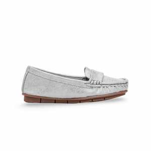 Mocassin formel argenté pour filles KD0912 Outil de tournage élégant et confortable pour les occasions spéciales - Product Image 4